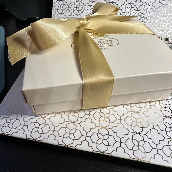 Empty Coach Jewelry Box, Ribbon, Booklet - Picture 2 of 5